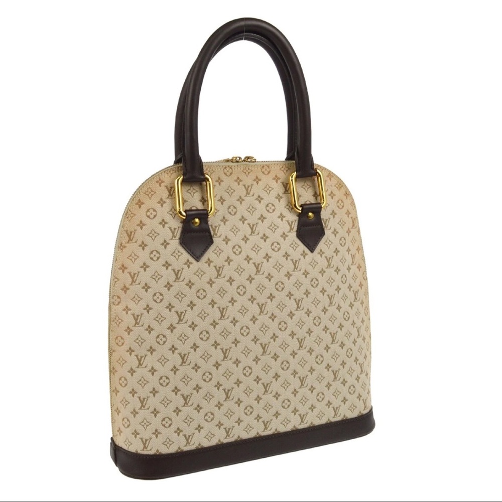 Louis Vuitton Tan and Gold Laptop Bag PRE-OWNED. Project bag. - Picture 14 of 16